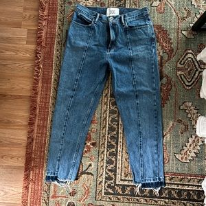 Bdg distressed seamed denim